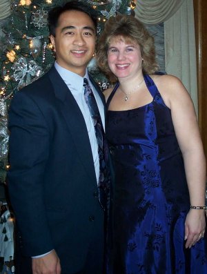 Homer and Janet New Years Eve 2000-2001